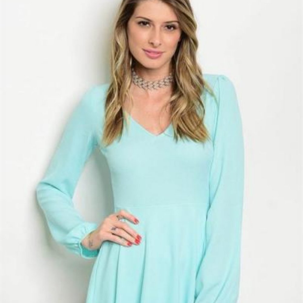 BEAUTIFUL DRESS MINT GREEN SAGE DESIGNER